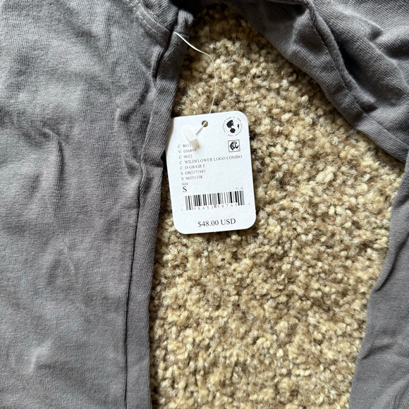 Free People Hustle Logo Layer NWT Size Small Wildflower Combo FP Movement - Picture 6 of 6